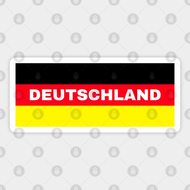 Deutschland in German Flag Sticker by aybe7elf